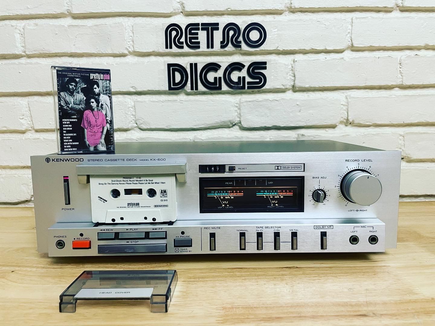 Vintage Kenwood KX-600 Cassette Deck (serviced/new belts)