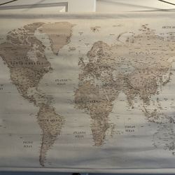 Canvas World Map