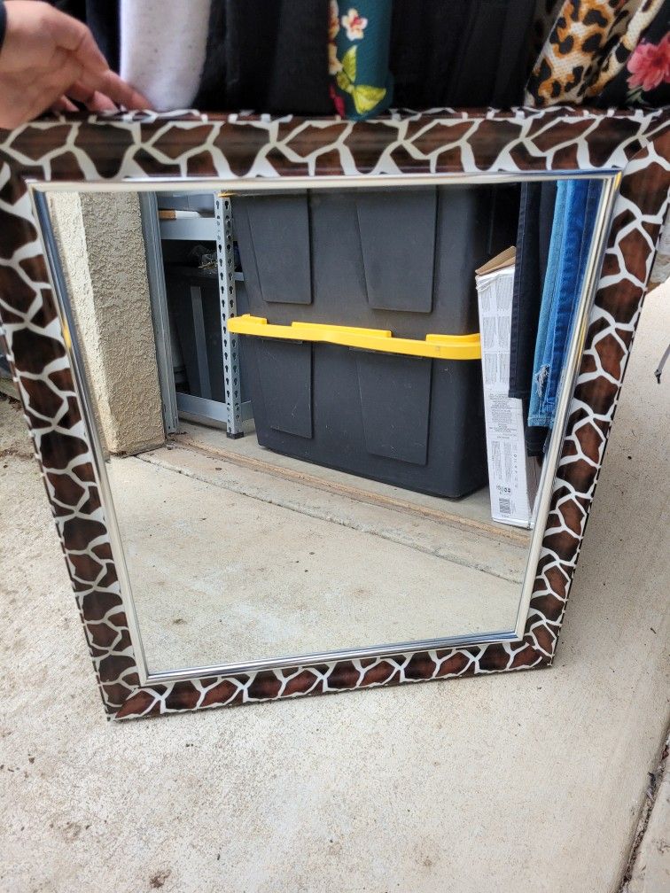 Leopard Print Mirror