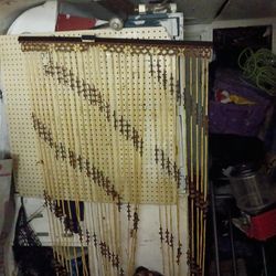 60 S Era  Beaded Curtains Or Hippy Beads.