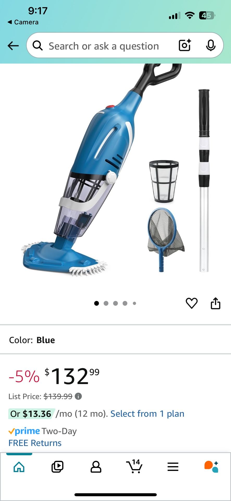 Pool Vacuum for Above Ground & Inground