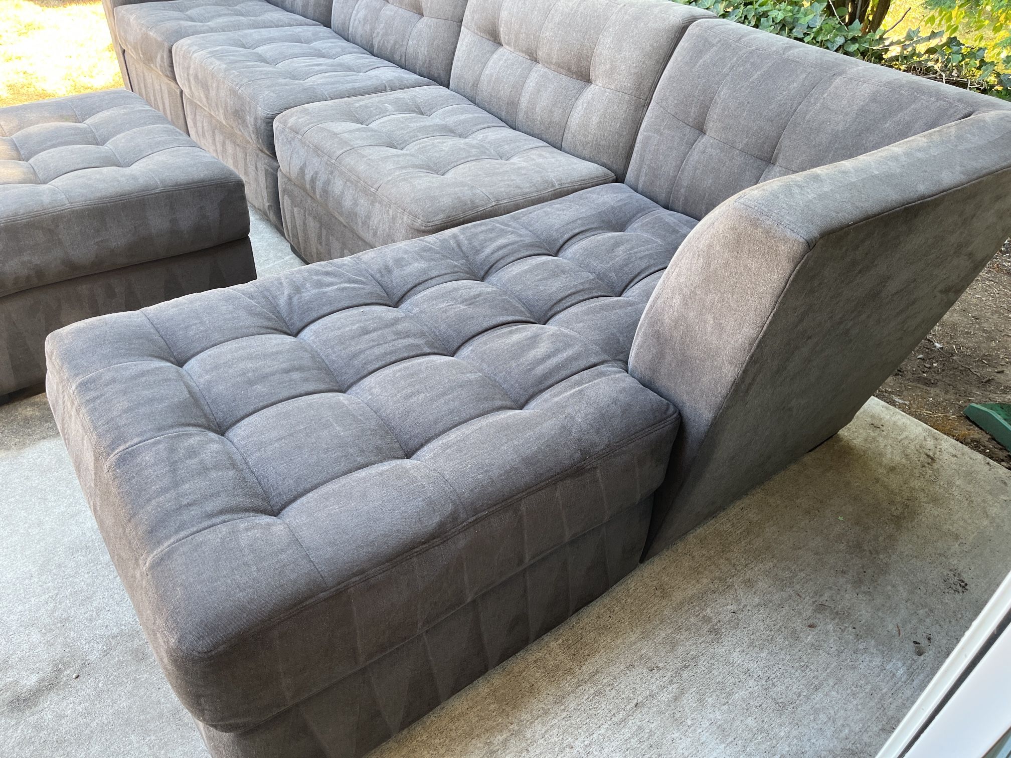 Grey Sectional Modular Costco Couch & Bed Free Delivery!! for Sale in