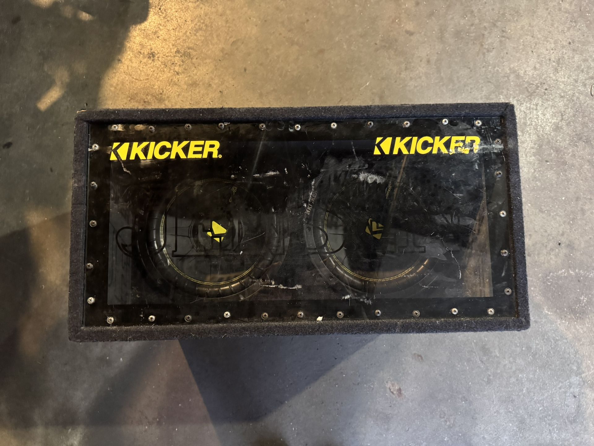 Kicker Speaker And Kicker Amp