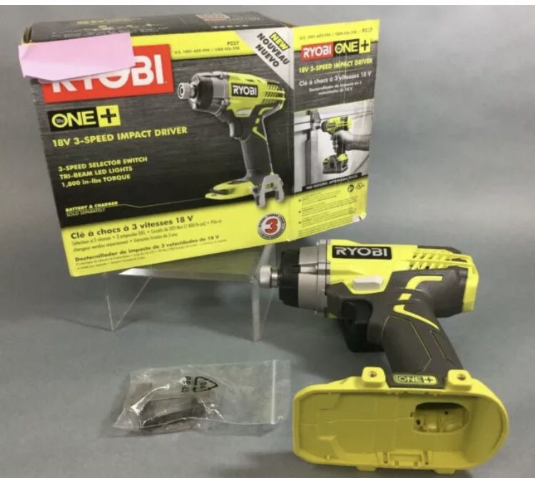 Ryobi P237 18-Volt 3-Speed 1/4 in. Impact Driver (Tool Only) New Open Box
