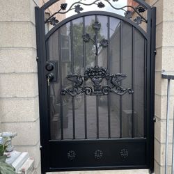 Wrought iron gates