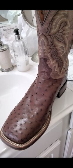 Dan Post Ostrich Boots/ Brand New In Boc