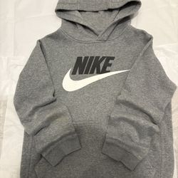 Grey Nike Hoodie Size M In Kids unisex