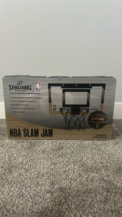 Official Spalding NBA Over Door Backboard and Basketball