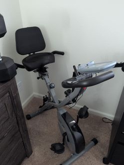 Stationary Bike w/Resistance Bands