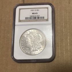1921-D Morgan Dollar