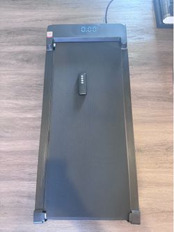 Slim portable walking pad with remote control