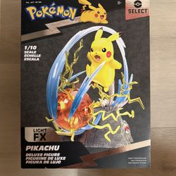 Pokemon Pikachu Deluxe 1/10 Scale Figure with Light FX Sealed