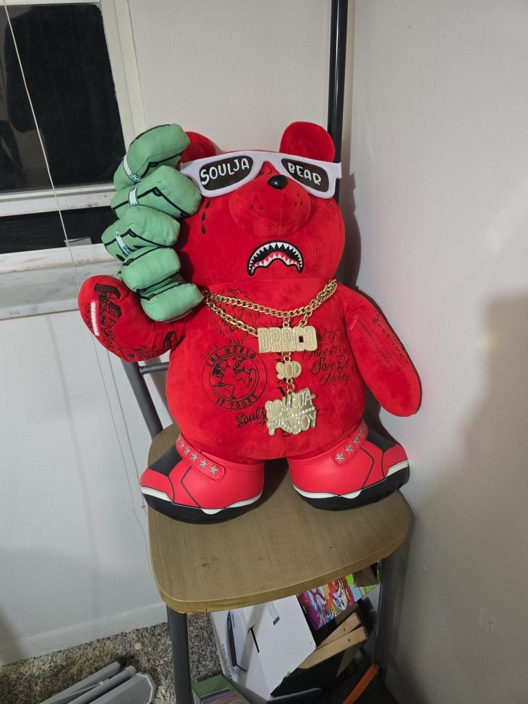 Sprayground Limited Edition Soulja Boy Money Bear Backpack