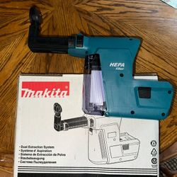Makita Dust Extractor Attachment with HEPA Filter