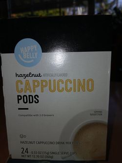 NIB 24 Hazelnut Cappuccinos K-cup  7 More Boxes Available