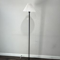 Wireless Floor Lamp Pleated Lampshade Indoor Outdoor Adjustable 
