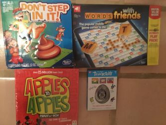 Board games $10 each or 2 for $18
