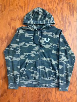 True Religion Camouflage Zip-Up Hoodie