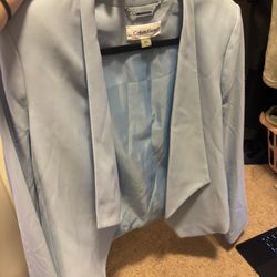 Calvin Klein Brand New Light Blue Jacket Formal 
