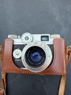 Vintage Argus C-Four Camera With Lens
