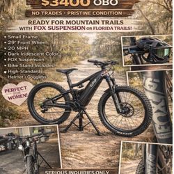 Women's High End EIntriq Electric Bike