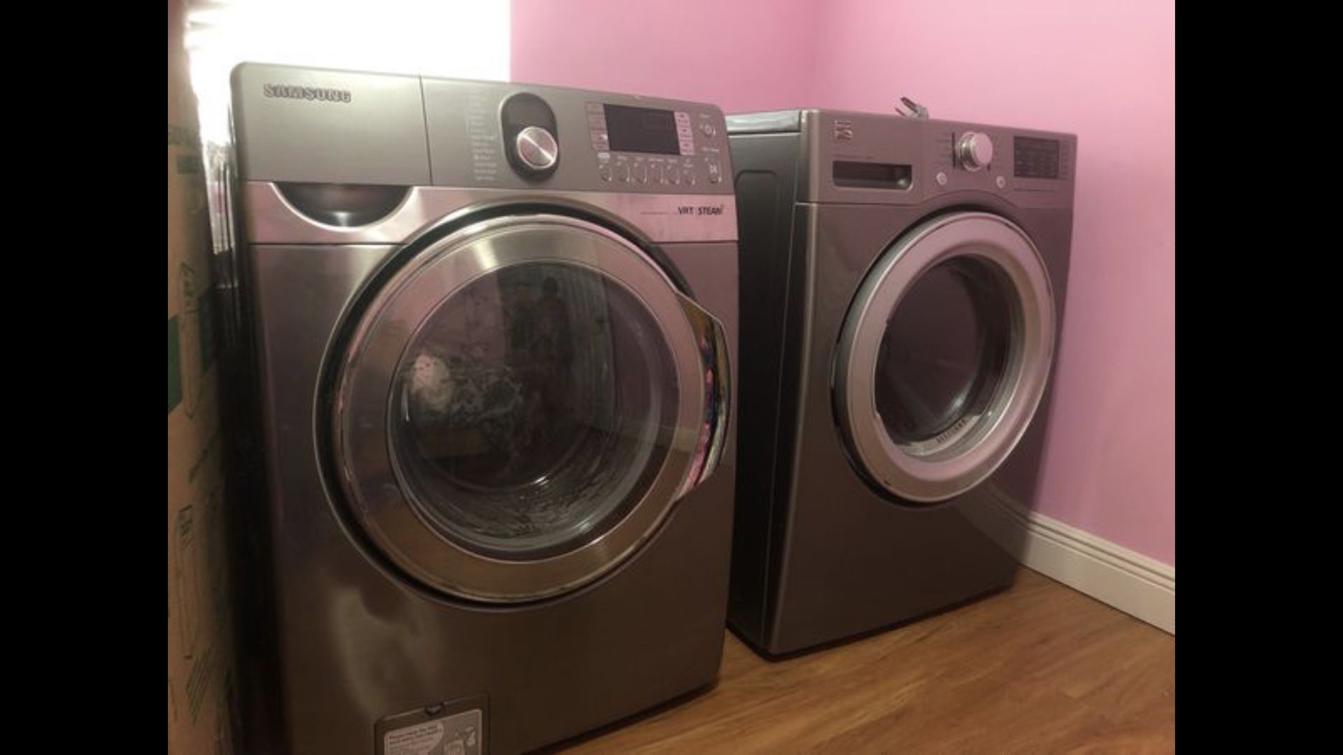Samsung washer Kenmore Dryer both color Gray