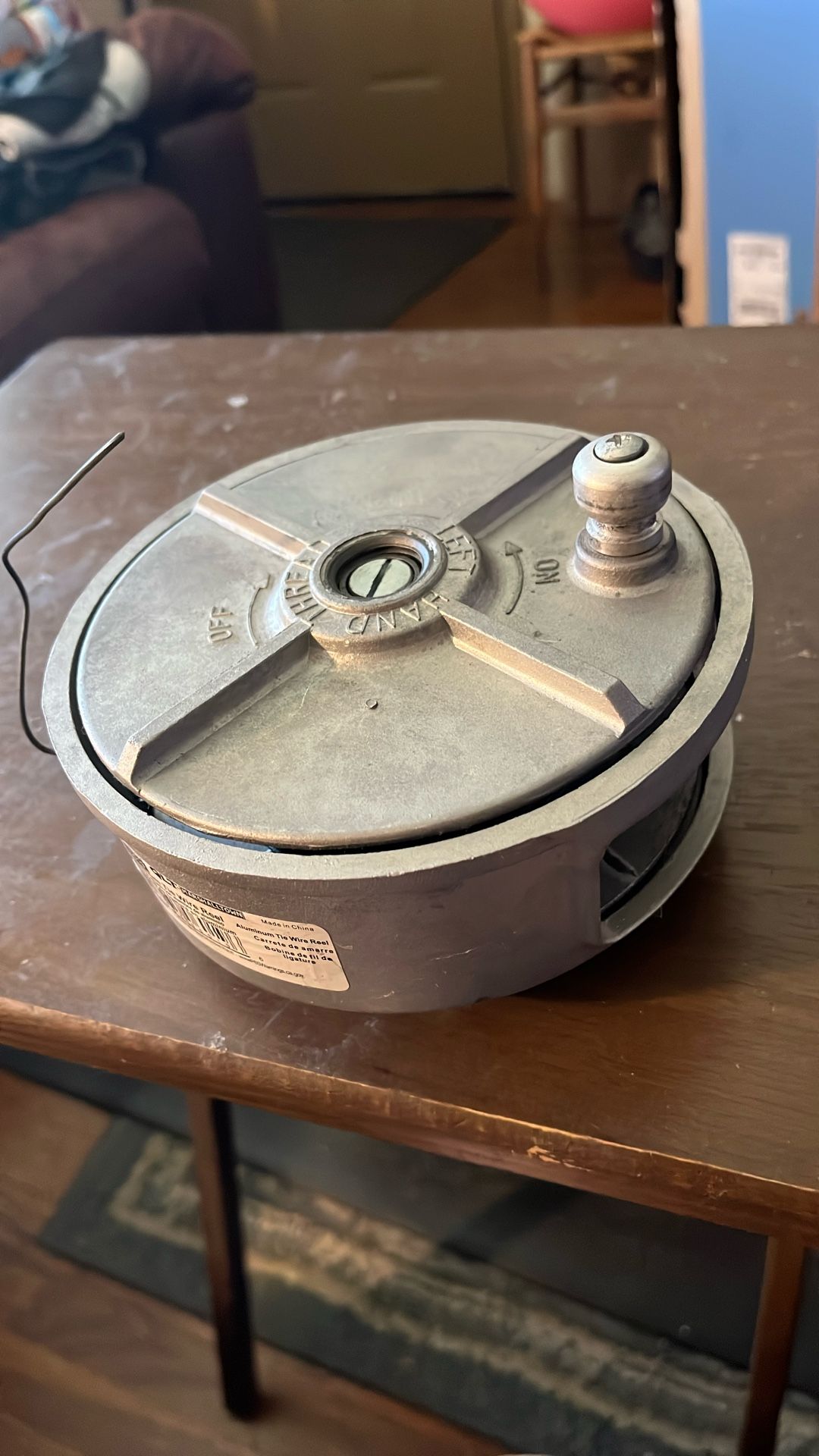 Aluminum Tie Wire Reel W/ Aluminum Wire