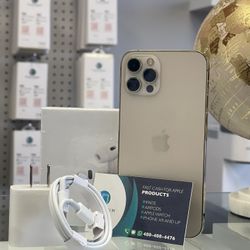iPhone 12 Pro Max Unlocked 128Gb Gold Like New With Warranty 