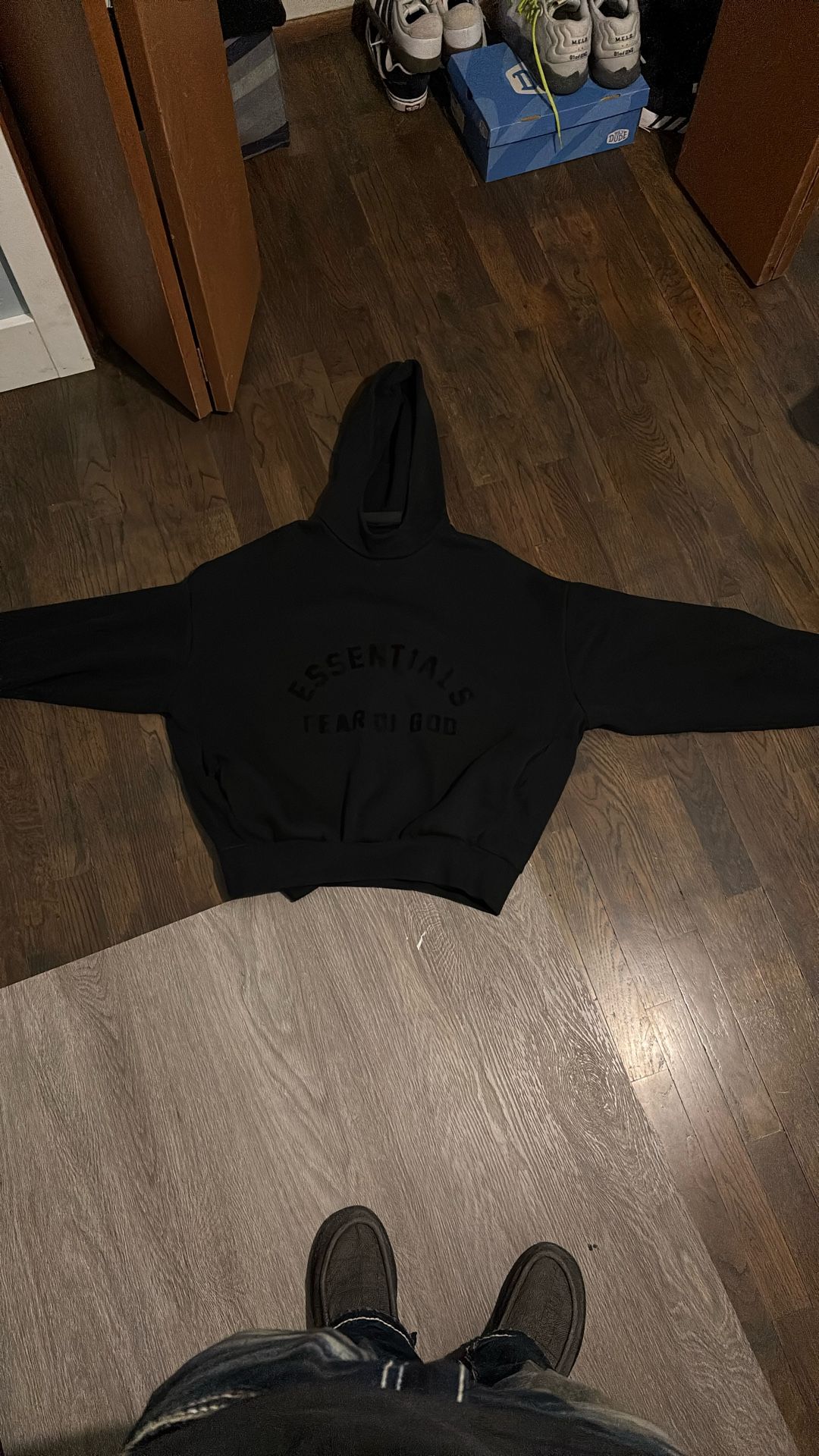 Black Essential Hoodie