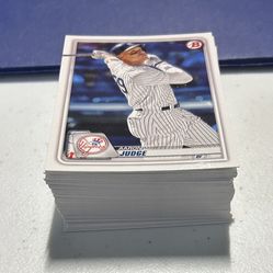 2020 Bowman Baseball Card Lot - No Duplicates