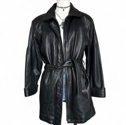 Wilson’s Womens Black Leather Jacket