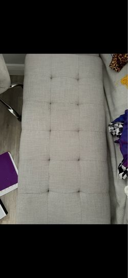 Upholstery storage bench