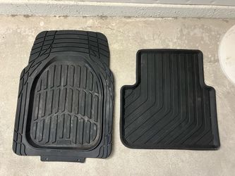 Heavy Duty Universal Rubber Front Floor Mats – Like New.