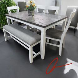 New! Coastal Hardwood Quality Dining Set !! 