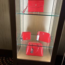 Red purse all 4 purse  for 120.00