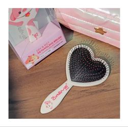 Creme Strawberry Cow Detangling Brush