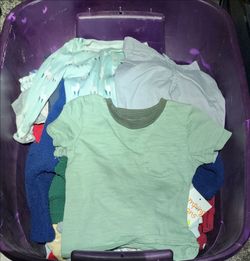 Large Tub of Boys Clothes
