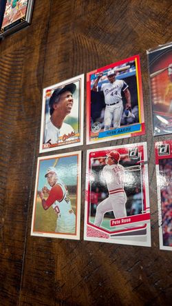 MLB Baseball Legends Card Lot – Aaron Rose Bench Schmidt Robinson