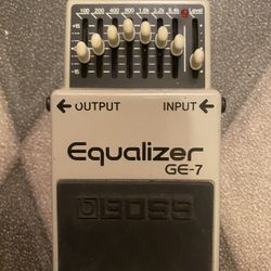 Boss GE7 Equalizer Pedal