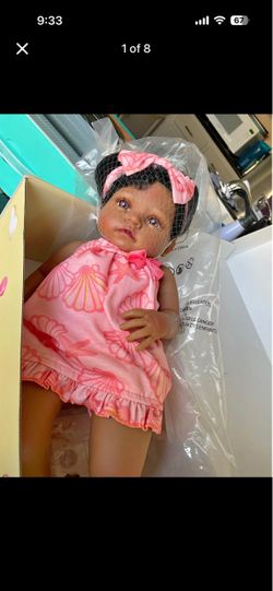 Reborn Baby Doll in Pink Outfit