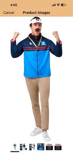 Rubies Ted Lasso: Costume Kit for Adults, Men's Costume