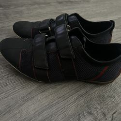 GUCCI black Velcro Sneakers 