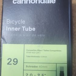 Set Of Four Cannondale Bicycle Inner Tubes.