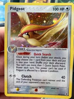 Pidgeot Pokemon card