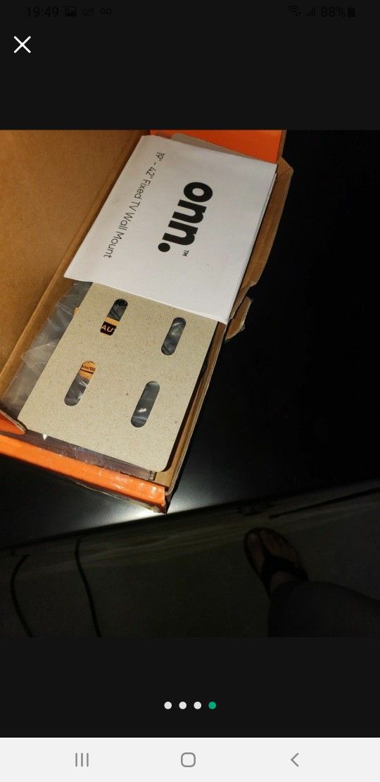Onn 19 To 42 Inch Tv Wall Mount Fixed 20 FIRM New