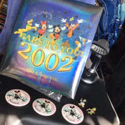 Disney Collectible Assortment Of Pins And Buttons 