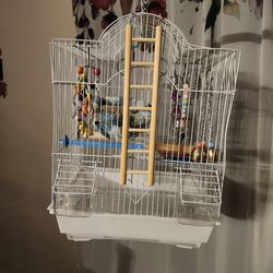Bird cage with stand