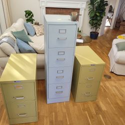 Three Filing Cabinets $30