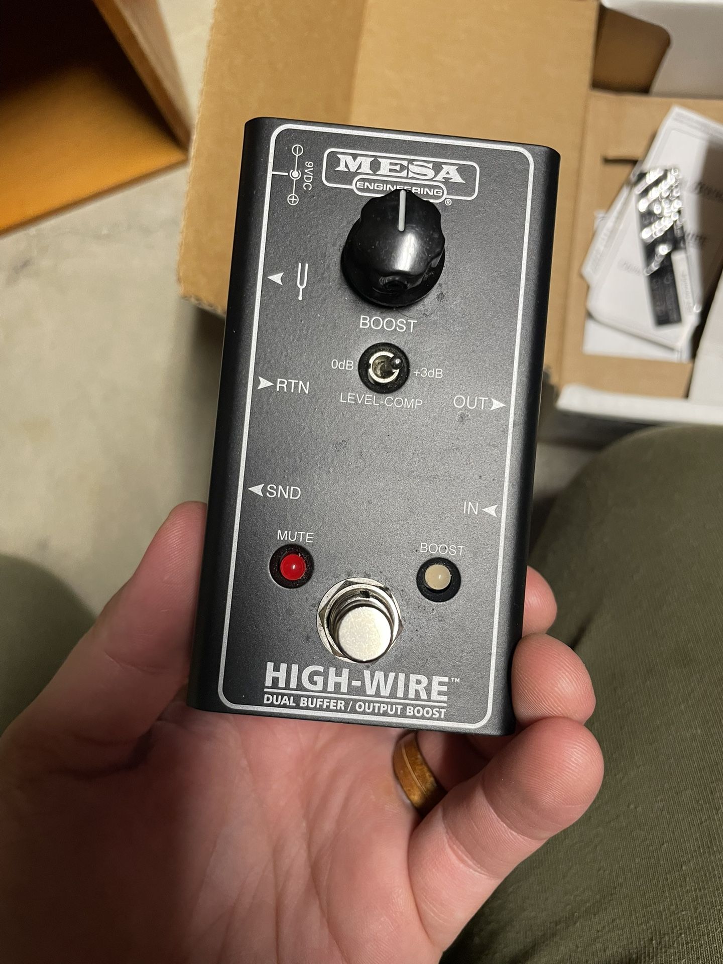 Mesa Boogie High-Wire Dual Buffer/Boost Pedal