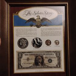 The USA Silver Story Framed Coin Collection